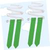 Outanaya 2pcs American Football Waist Belt Flags for Boys and Girls Design for Training and Games for Youth and Student Rugby Activities White Belt view 2
