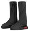 iCreek Waterproof Shoe Covers Reflective Rain Boot Foldable Non-Slip Protective Overshoes for Rainy Day, Hiking, Outdoor (Black, Small) view 1