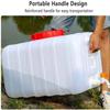 WAZHOU Plastic Water Tank Horizontal Square Water Storage Tank with Plastic Water Bucket Cover and Valve, Water Carrier for Garden/Farm/Camp Portable Car Water Tank Tank(25L) view 3