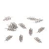 Fishing Hooks 40/100 PCS Stainless Steel Fishing Pin Spring Twist Lock Fishing Hook Tool Center Heart Fixing Latch Needle Soft Bait Bait Fishing Tool Kit Fishing Supplies (Color : 14mm, Size : 100 p view 4