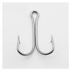 Fishing Hooks 50 Pcs Double High Carbon Steel Black Fishing Hook Double Anchor Hook Salty Water Fishing Gear Fishing Tool Kit Fishing Supplies (Size : 8#) view 1