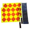 OFFSCH 2pcs Unique Design Football Judge Flags Hand Flags Mini Soft Sponge Handle for Outdoor Use view 1