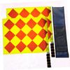 OFFSCH 2pcs Unique Design Football Judge Flags Hand Flags Mini Soft Sponge Handle for Outdoor Use view 3