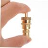 Gogogmee Chrome Tire Valve Caps Valve Stem Caps for Cars Universal Valve Stem Cap Set Air Valve Caps for Car Tires Dot Air Fittings view 2