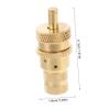 Gogogmee Chrome Tire Valve Caps Valve Stem Caps for Cars Universal Valve Stem Cap Set Air Valve Caps for Car Tires Dot Air Fittings view 3