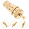 Gogogmee Chrome Tire Valve Caps Valve Stem Caps for Cars Universal Valve Stem Cap Set Air Valve Caps for Car Tires Dot Air Fittings view 4