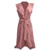 NineFit Basics Long Sleeve Dresses for Women 2024 Short Summer Dresses Wedding Guest Dresses for Women Spring Trendy Dresses for Women 2024 Womens Floral Dress Womens Resort Wear 2024 Rose Gold, X-Large view 3