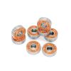 8Pcs ILQ-11 Orange ILQ-11 PRO SCRS 608RS ILQ11 Bearing Longboard Speed Bearing Inline Skate Wheel Bearing view 1
