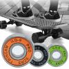 8Pcs ILQ-11 Orange ILQ-11 PRO SCRS 608RS ILQ11 Bearing Longboard Speed Bearing Inline Skate Wheel Bearing view 3