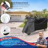AIBLTAY Trike Cover,Ideal for Heavy Duty Electric Tricycle,Motorcycles or Sanbengzi Outdoor Storage,Bike Tarp Waterproof Protect 3-Wheel Bicycle from Rain,Dust,Debris,and Sun view 3