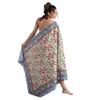 100% Cotton Hand Block Print Sarong Womens Swimsuit Wrap Beach Cover Up Long Swimwear (Design#2) view 1