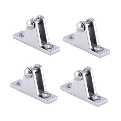 Parliky 4pcs Stainless Steel Deck Hinge Pins Rings for Parts Awning Accessories Grade Easy Snap Corrosion Resistant