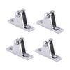 Parliky 4pcs Stainless Steel Deck Hinge Pins Rings for Parts Awning Accessories Grade Easy Snap Corrosion Resistant view 1
