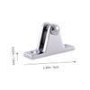 Parliky 4pcs Stainless Steel Deck Hinge Pins Rings for Parts Awning Accessories Grade Easy Snap Corrosion Resistant view 2