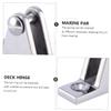 Parliky 4pcs Stainless Steel Deck Hinge Pins Rings for Parts Awning Accessories Grade Easy Snap Corrosion Resistant view 4