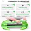 SEXWAWAMM Foldable Badminton Net Stand, High Tenacity Badminton Net, for Park Sports Field Grass Backyard Gym, Easy to Install view 3