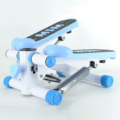 Mini Stepper Exercise Machine,Portable Twist Stair Stepper with Resistance Bands for Home Workout,Up Down Stair Climber for Leg Arm Full Body Cardio Trainer(F,1)