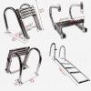 Swimming Pool Dock Ladder Marine Yacht Pontoon Boat Swim Deck Ladder, Telescopic Collapsible Pool Ladder, 4-Step Ladder for Fishing Boat & Yacht view 2