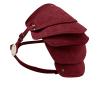 Panjiazhiguang Historical Shoulder Armour Medieval PU Leather Shoulder Armour For LARP Viking Knights Costume Warrior Armor Red view 3