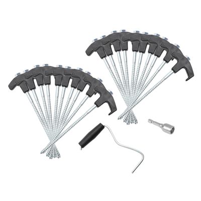 balacoo 1set Heavy Duty Tent Stakes Camping Pegs for Outdoor Use Wind Resistant Tarp Anchors Lightweight and Compact Design for Easy Storage and Transport