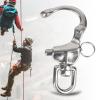 UPQRSG Swivel Eye Snap Shackle, 316 Stainless Steel Swivel Shackles Rotation Quick Connect Snap Hook, Mountaineering Rock Climbing Shackle, Sailing Rigging Shackles(16 * 87mm) view 3