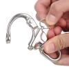 UPQRSG Swivel Eye Snap Shackle, 316 Stainless Steel Swivel Shackles Rotation Quick Connect Snap Hook, Mountaineering Rock Climbing Shackle, Sailing Rigging Shackles(16 * 87mm) view 4