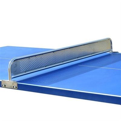 LVLDAWA Table Tennis Net, Outdoor Pingpong Countertop Stainless Steel Mesh, Impact Resistance Table Tennis Table Block for Practice and Train Anywhere (Color : Silver, Size : 153x14cm-2pcs)