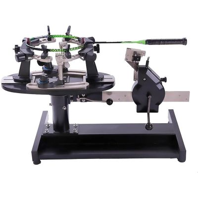 Badminton Racket Stringing Machine, 360 Rotation Tabletop Racket String Machine, 6-Point Fixed, Stable Clamp, KG/LB Dual Scale Marking, High Threading Efficiency and Higher
