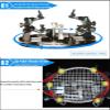 Badminton Racket Stringing Machine, 360 Rotation Tabletop Racket String Machine, 6-Point Fixed, Stable Clamp, KG/LB Dual Scale Marking, High Threading Efficiency and Higher view 2