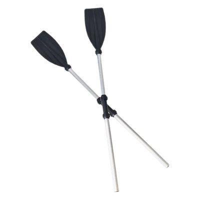 BESPORTBLE 2pcs Aluminum Alloy Kayak Paddles for Rubber Boat and Canoe Lightweight Portable Design for Easy Water Sports Enjoyment