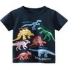 ALEXZV Toddler Boy' Shirts 2 Packs Dinosaur Short Sleeve Tops T-Shirt Size for 3-6 Years (US, Age, 4 Years, Solar System Dinosaurs) view 3