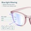 Gaoye Blue Light Glasses for Computer & Gaming - Transparent Brown view 3