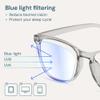 Gaoye Gray Blue Light Glasses for Computer & Gaming - Anti UV Ray Lenses, Scratch-Resistant & Comfort Fit view 3