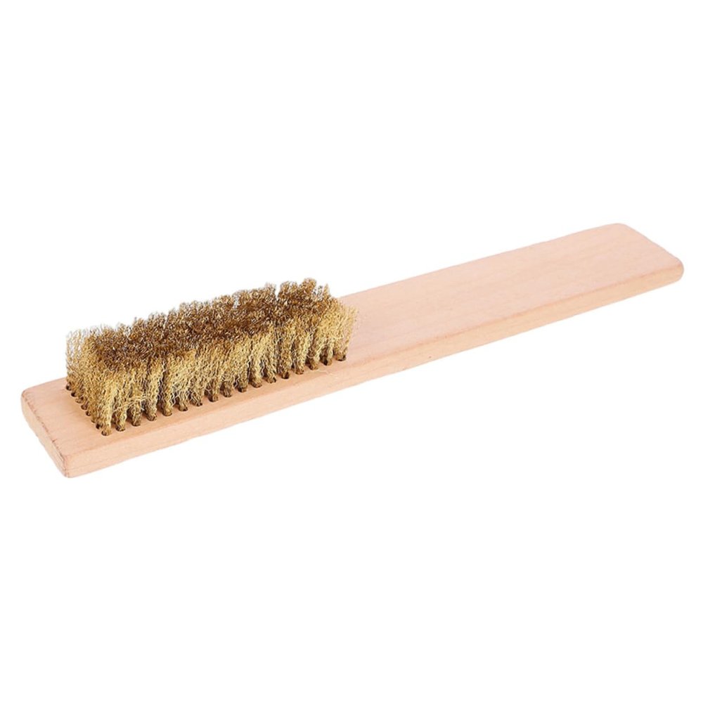 balacoo 1pcs Snowboard Wax Brush Handle Row Copper Wire Cleaning Tool for Ski and Skateboard Wax Removal Lightweight and Portable for Easy Storage and Use