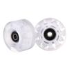 BESPORTBLE 2pcs Wear-resistant Double Row Roller Skate Wheels with Bearings for Outdoor Skating Flashing Wheels for Smooth Performance and Asphalt Skating Supply Accessories view 1