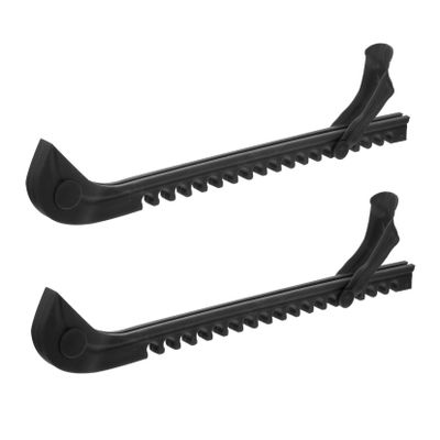 Outanaya Ice Skate Blade Covers Durable Protective Guards for Hockey and Figure Skates and Hard Structure Skaters Black Pair