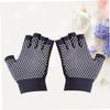 Outanaya Non- Knitted Workout Gloves for Yoga and Sports Half Finger Cotton Design Breathable and Comfortable for Enhanced Grip for Activities Dark Grey view 3