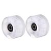 BESPORTBLE 2pcs Light up Roller Skate Wheels with Bearings Durable Pu Material for Outdoor Fun for Skating Accessories Red Blue and Green Options view 1