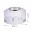 BESPORTBLE 2pcs Light up Roller Skate Wheels with Bearings Durable Pu Material for Outdoor Fun for Skating Accessories Red Blue and Green Options view 3