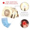 2-Pc,Bouffant Nurse Hats,Scrub Cap Adjustable Scrub Hats with Sweatband,Beach Travel Hat Camera view 2