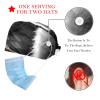 2-Pc,Bouffant Nurse Hats,Scrub Cap Adjustable Scrub Hats with Sweatband,White Cute Fox view 2