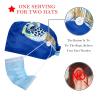 2-Pc,Bouffant Nurse Hats,Scrub Cap Adjustable Scrub Hats with Sweatband,Blue Sea Animal Sea Turtle view 2