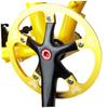 balacoo Titanium Alloy Square Hole Ceramics Central Crankset for Folding Road and Mountain Bikes 119mm Red Lightweight Design Compatible Single Speed view 3