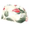 2-Pc,Bouffant Nurse Hats,Scrub Cap Adjustable Scrub Hats with Sweatband,Floral Rose Painting view 1