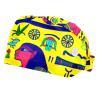 2-Pc,Bouffant Nurse Hats,Scrub Cap Adjustable Scrub Hats with Sweatband,Egyptian Ethnic Retro Boho view 1