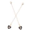 WHAMVOX 2pcs Decorative Letter Charm Handle Pendant for Tumbler Cups Lightweight and Durable Fashion Chain Accessories with Heart Shape Design for Personalizing Your Drinkware view 1