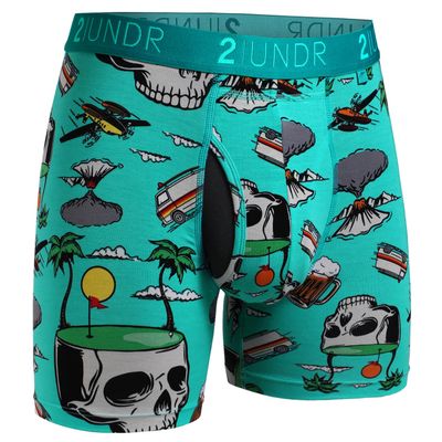 2UNDR Men's 6" Swing Shift Boxer Briefs, Resort, Small