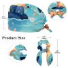 Nursing Hats,Working Cap with Buttons and Cotton Sweatband,Ocean Seal Art Animal Pattern view 2