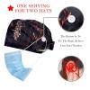 2-Pc,Bouffant Nurse Hats,Scrub Cap Adjustable Scrub Hats with Sweatband,Abstract Feather Print Whales view 2