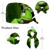 Nursing Hats,Working Cap with Buttons and Cotton Sweatband,Animalgreen Leaf Frog view 2